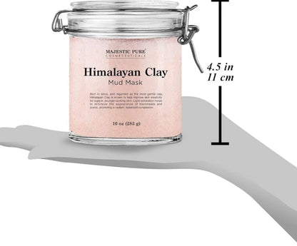 Suiwer Himalaja-kleimodderbehandeling vir die gesig en liggaam – afskilferende en akneebevegtingmasker – verminder die voorkoms van porieë (280 g)