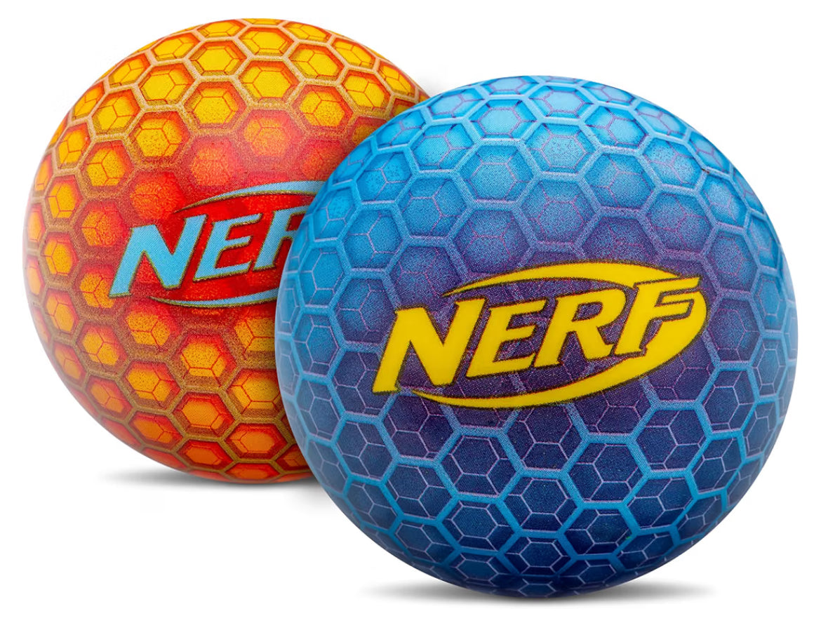 NERF Super High Bounce Ball - 2 Balls Included - Durable and Lightweight for Indoor and Outdoor Fun