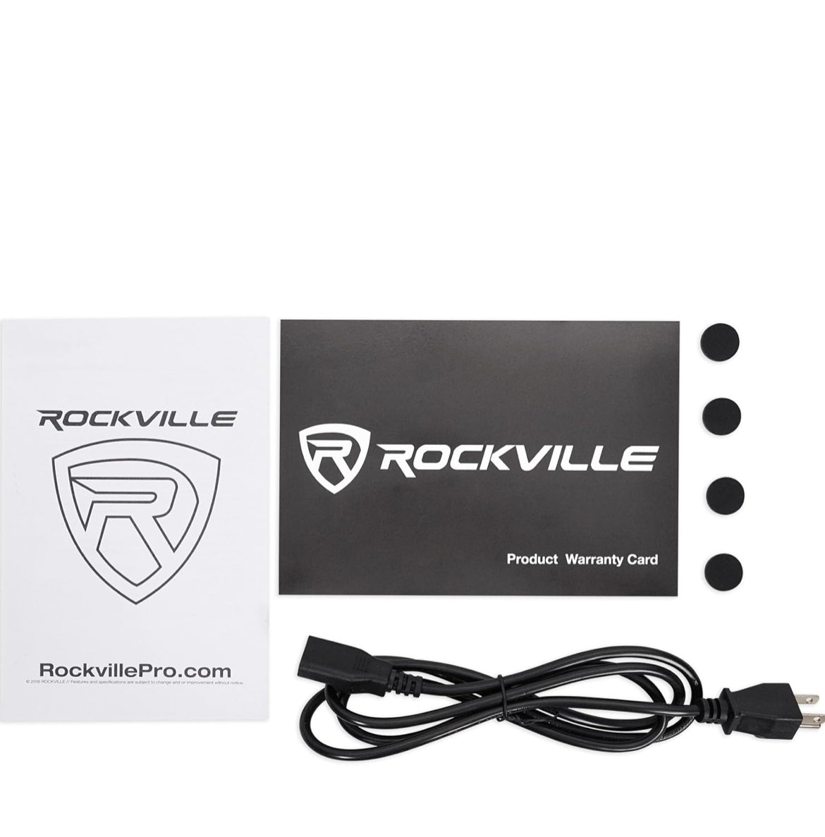 Rockville DPM6B 6.5" 2-Way 210W Black Active/Powered Studio Monitor Speaker
