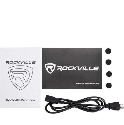 Rockville DPM6B 6.5" 2-rigting 210W Swart Aktiewe/Aangedrewe Ateljeemonitorluidspreker