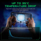 Black Shark Magnetic Cell Phone Cooler, RGB Phone Cooling Fan Portable Lightweight (White)