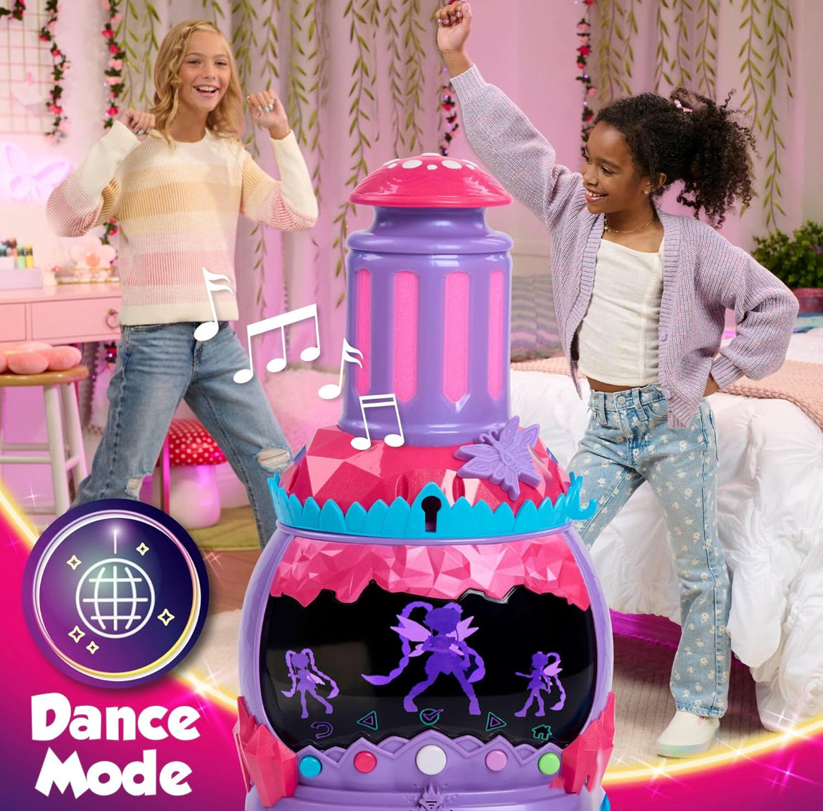 Just Play HOLOBRITE Pixie Lantern, Virtual Dancing and Interactive Games, Includes 5-inch Pixie Doll, Over 200 Ways to Play, Kids Toys for Ages 6 Up