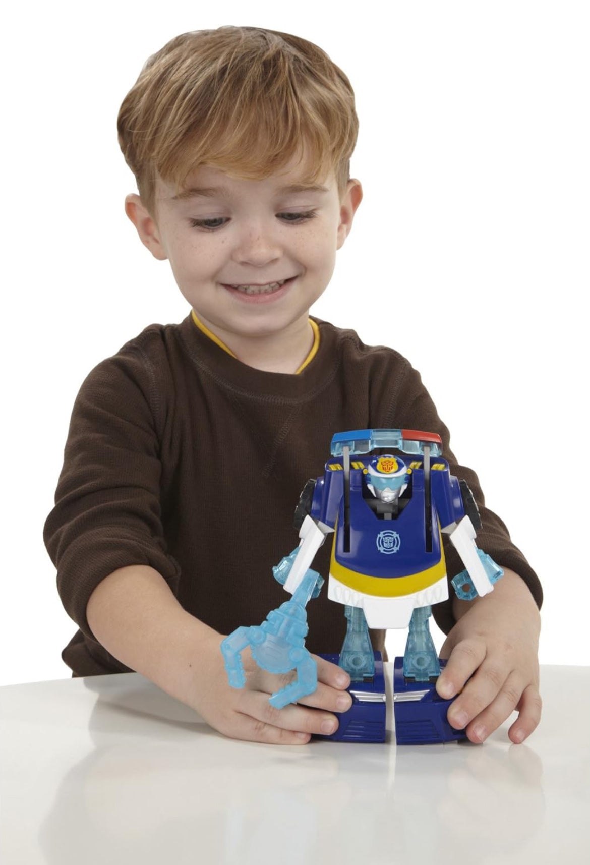 Transformers Playskool Heroes Rescue Bots Energize Chase The Police-Bot Action Figure, Ages 3-7