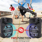 Portable Bluetooth Speaker System  12'' 800 Watts w/ Latest DJ LED Lights, USB/FM/BT/Aux/Remote Control/Mic Inputs & Built-in Rechargeable Battery