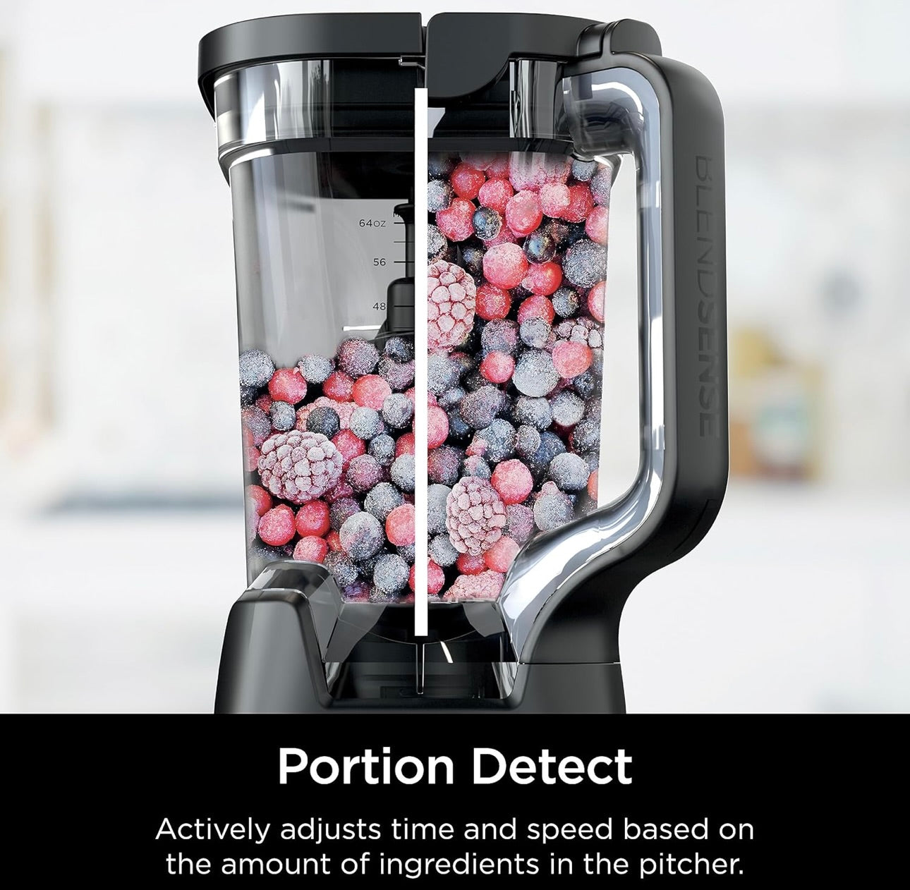 Ninja Detect Power Blender Pro + Personal Single-Serve, BlendSense Technology Compact Kitchen Countertop, 1800 P-Watts, 72 oz. Pitcher, (2) 24 oz. Cups - Black TB301