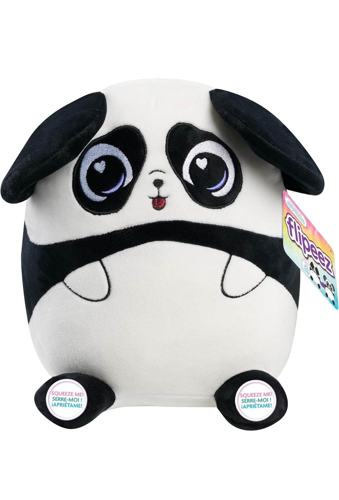 Flipeez Large Plush Jane, Panda, Ages 3 and up