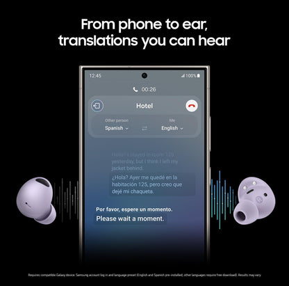 SAMSUNG Galaxy Buds 2 Pro Ware Draadlose Bluetooth-oordopjes, Geraasdemping, Hi-Fi Klank IPX7 Waterbestand Wit
