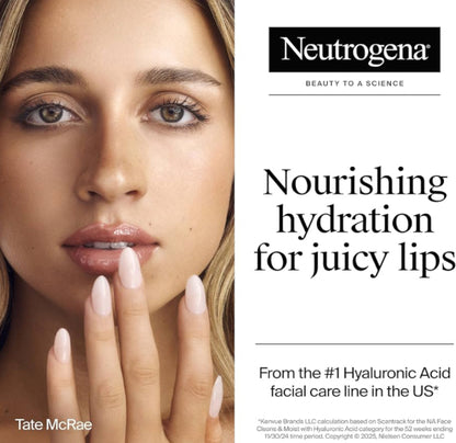 Neutrogena Hydro Boost Hialuroonsuur Lipbalsem Gehidreer, Deursigtige Pienk Getint Deursigtige Bessie 0.5 oz (Pak van 2)