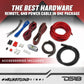 DS18 AK4 Complete 4 Gauge CCA Amplifier Installation Wiring Kit