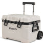 Igloo Trailmate 52Qt Wheeled Cooler, Insulated Hard Shell Ice Chest - Bone