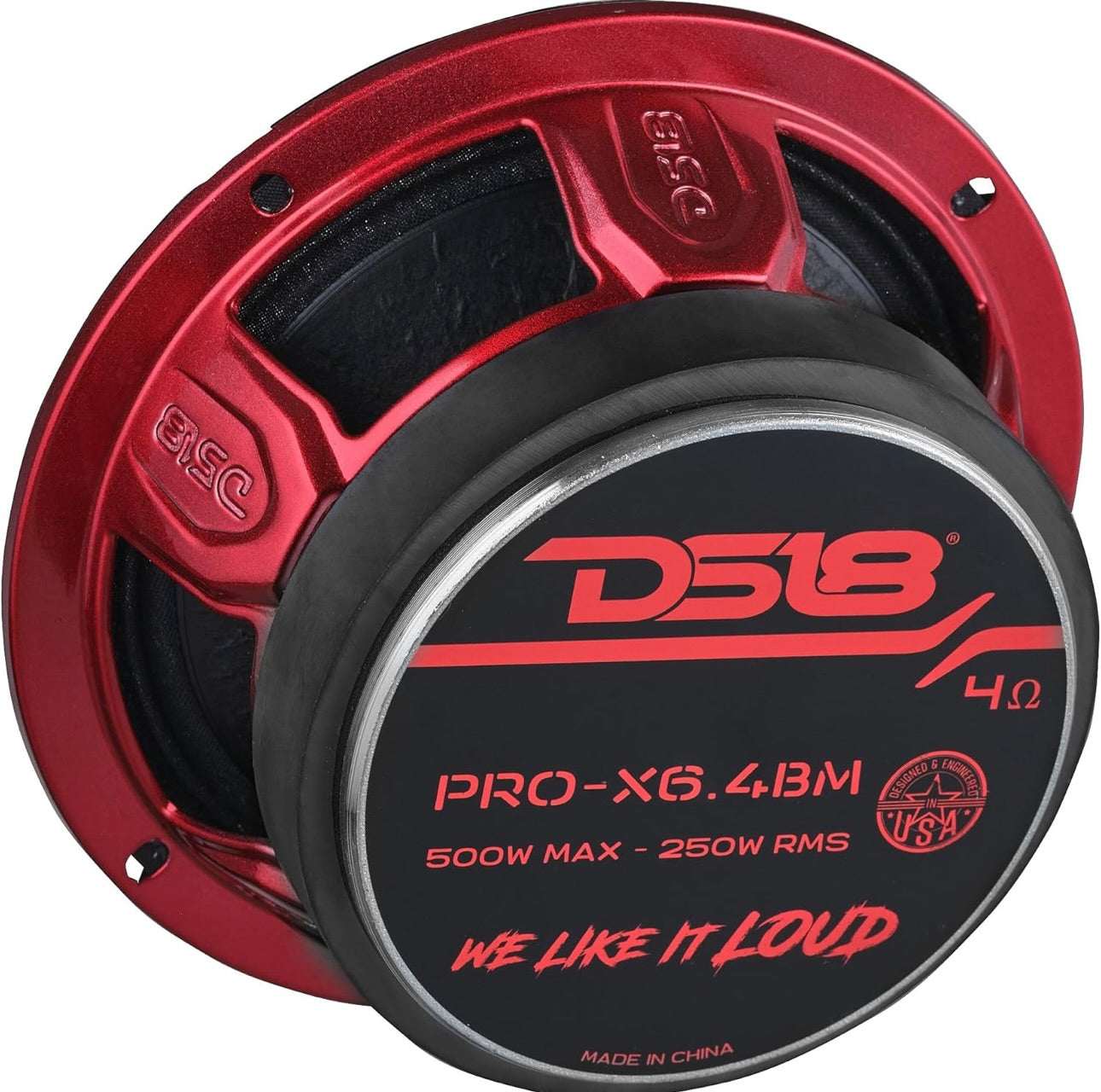 DS18 PRO-X6.4BM 6.5” Mid-Range Loudspeaker with Bullet 250 Watts RMS - 1PC
