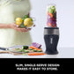 Ninja Fit Compact Personal Blender, Portable Blender for-Smoothies, Shakes, Food Prep, and Frozen Blending, 700-Watt Base, (2) 16-oz. Cups and Spout Lids, Black QB3001SS