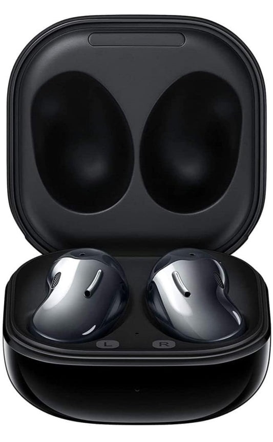 SAMSUNG Galaxy Buds Live Ware Koordlose Oorfone Amerikaanse Weergawe Aktiewe Geraaskansellering Koordlose Laaikassie Ingesluit, Mistikus Swart
