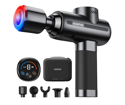 Active Thermacool 2 Massage Gun w/ Heat and Cold Percussion Deep Tissue Handheld Neck Massager