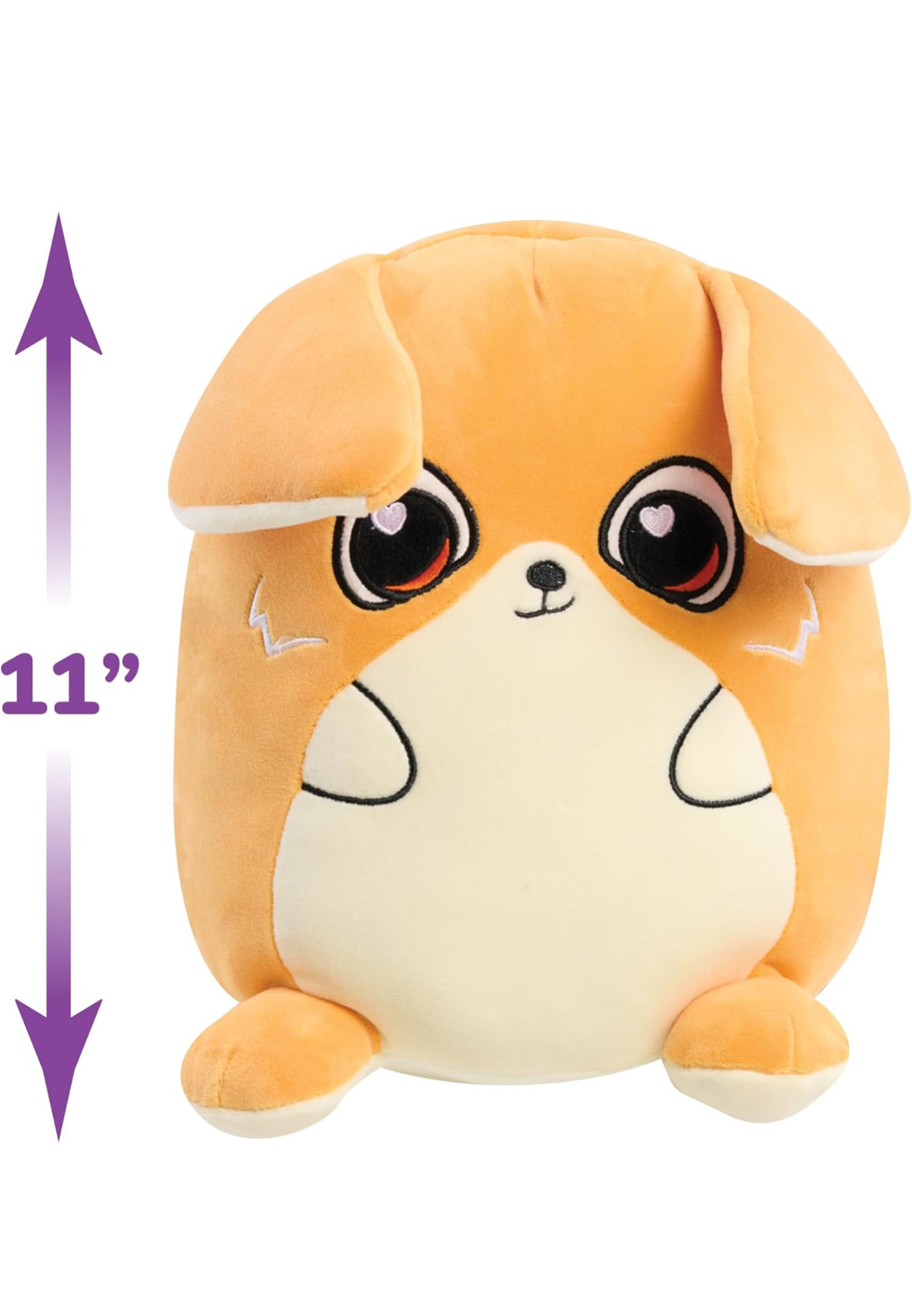 Flipeez Large Plush Jinx, Fox, Ages 3 and up