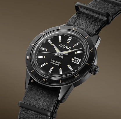 SEIKO Mans SRPH95 Presage, Swart