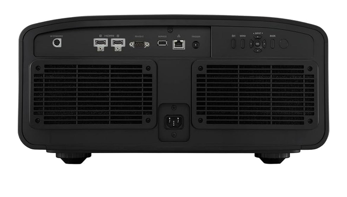 JVC DLA-NZ9 D-ILA Laser Tuisteaterprojektor, 3000 Lumen, Inheemse 4K met 8K e-ShiftX Tegnologie, Frame Adapt HDR, 2-HDMI Insette, Ondersteun 8K-60P/4K-120P, Ideaal vir Speletjies, HDR10+