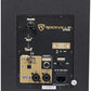 Rockville Pair APM8B 8" 2-Way 500 Watt USB Studio Monitors+36" Stands+Pads