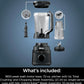 Ninja Detect Power Blender Pro + Personal Single-Serve, BlendSense Technology Compact Kitchen Countertop, 1800 P-Watts, 72 oz. Pitcher, (2) 24 oz. Cups - Black TB301