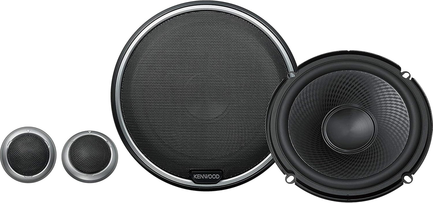 Kenwood KFC-P710PS 280 Watt Performance Series 6-1/2" Komponentluidsprekers