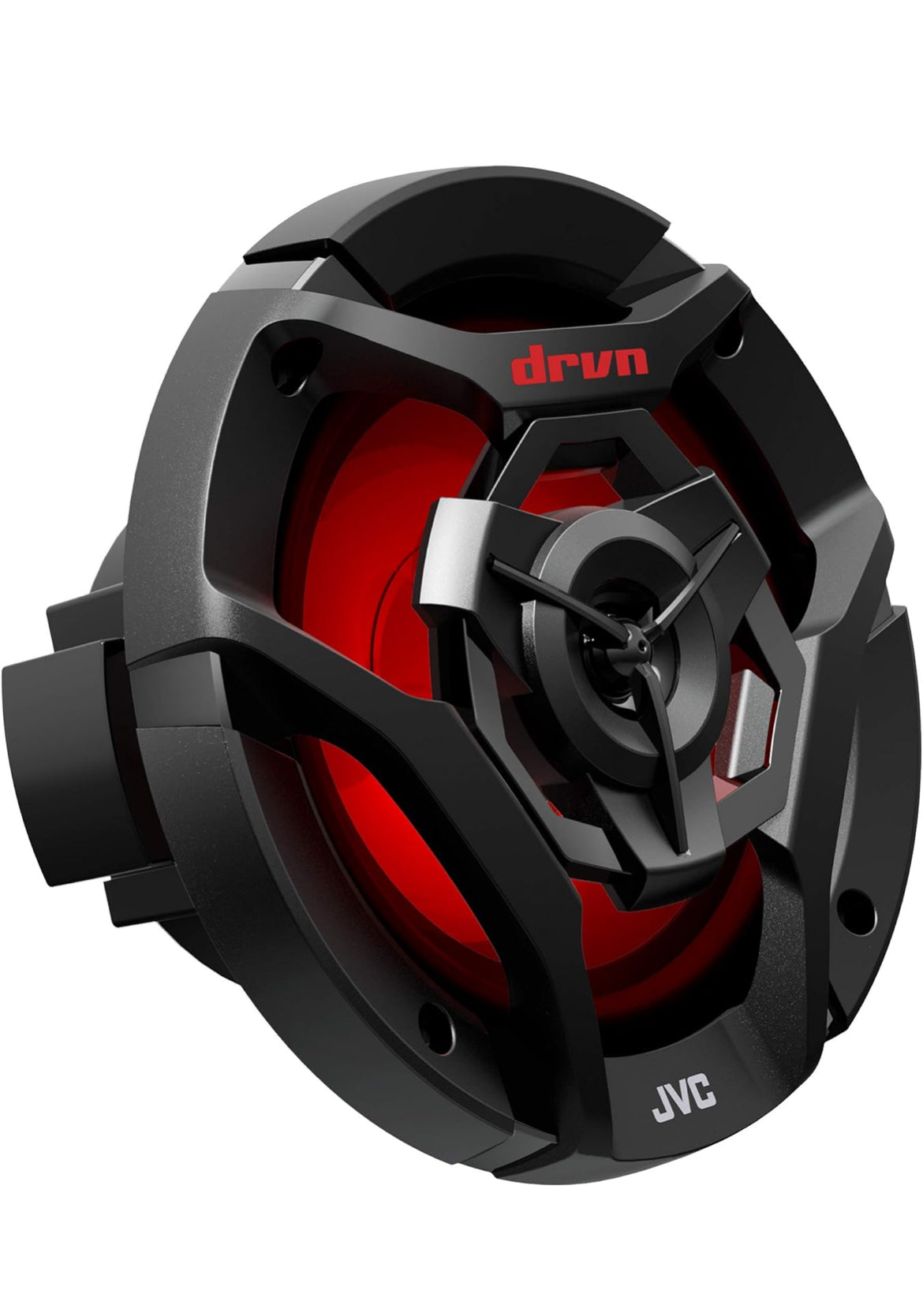 JVC CS-DR621MWL 6.5 Duim Motor & Mariene, Motorsport, Klankstelsel Stereo 2-rigting Luidsprekers met Koel Ingeboude RGB LED-ligte, Weerbestand IPX5, 260 Watt, UV-beskermde Roosters Ingesluit - Wit