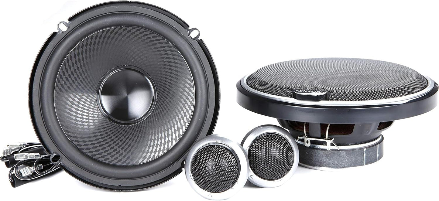 Kenwood KFC-P710PS 280 Watt Performance Series 6-1/2" Komponentluidsprekers