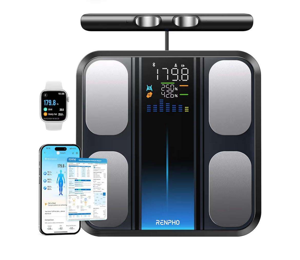 Smart Scale for Body Weight, FSA&HSA Eligible, 8-Electrode Digital with BMI Body Fat Muscle Mass, Body Composition Analyzer