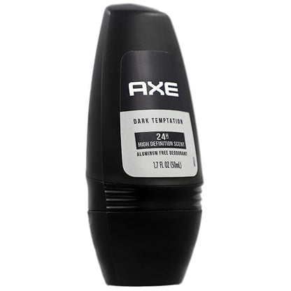 Axe Dark Temptation Roll-on Deodorant Long Lasting Protection - Black - 1.7 FL OZ (Pack of 3)