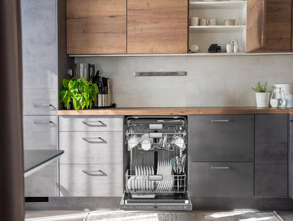 SHARP SDW6767HS Smart Dishwasher Works with Alexa. Includes LED Interior lights, Stainless Steel interior, Heated Dry with Fan Assist, Wash Zone cleans half load on either rack, Adjustable Third Rack