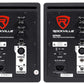 Rockville (2) DPM5C Dual Powered 5.25" 300 Watt Active Studio Monitor Speakers