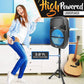 Portable Bluetooth PA Speaker System - 1000W w/Microphone in, Party Lights, USB SD Card Reader, FM Radio, Wheels - Remote Control