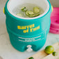 Igloo Retro 2-Gallon Party Water Jug Cooler – Durable & Insulated - (Jade)