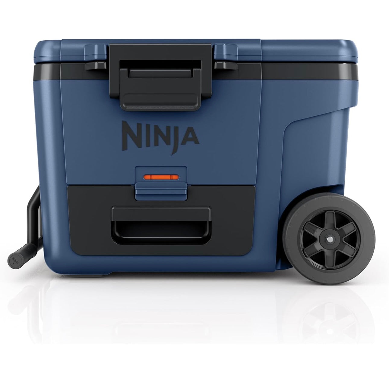 Ninja Cooler FrostVault 45QT Koeler met Wiele Geïsoleer met Temp Droëberglaai Hou Ys Dae Lank Koud - Lakeshore Blou (FB245BL)