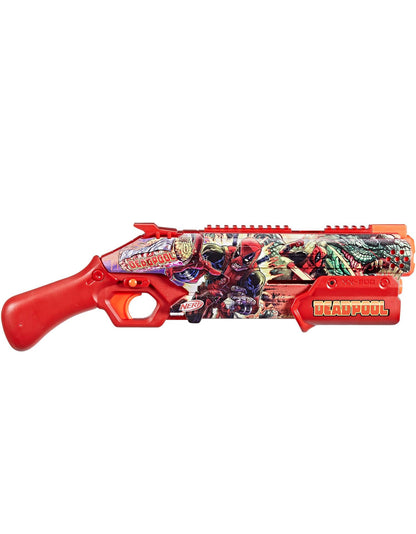 Nerf Marvel Deadpool Blaster, 16 Nerf Rival Accu-Rounds, Pump Action, Breech Load, Gifts for Teens, 14+