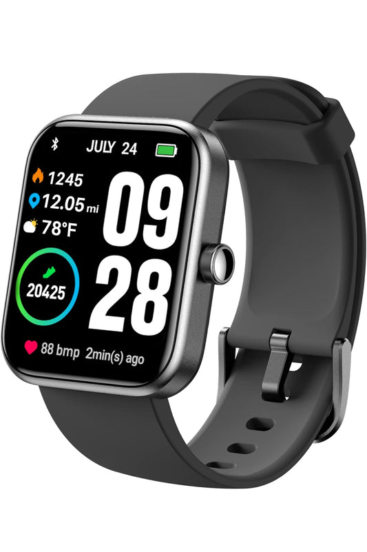 S2 1.69" Smart Watch Alexa Built-in Fitness Tracker w/ Heart Rate and Blood Oxygen Monitor, Sleep Monitor Waterproof