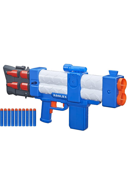 Nerf Roblox Arsenal: Pulse Laser Motorized Dart Blaster, 10 Elite Darts, 10-Dart Clip, Code to Unlock in-Game Virtual Item