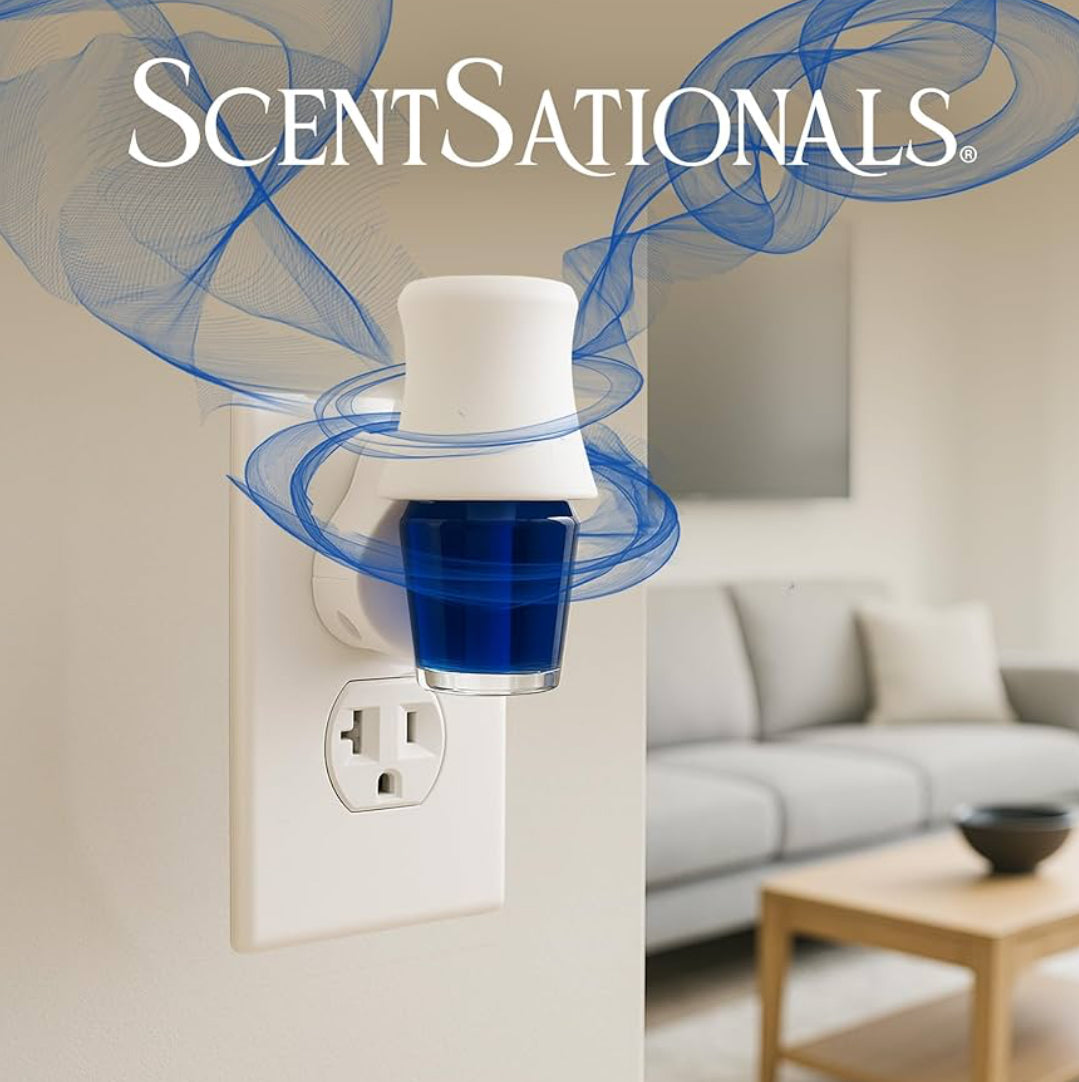 ScentSationals Illusion Fragrance Oil Plug In Air Freshener Refills 3-Pack - Works w/ Scentsationals Wall Plugs - Packaging May Vary
