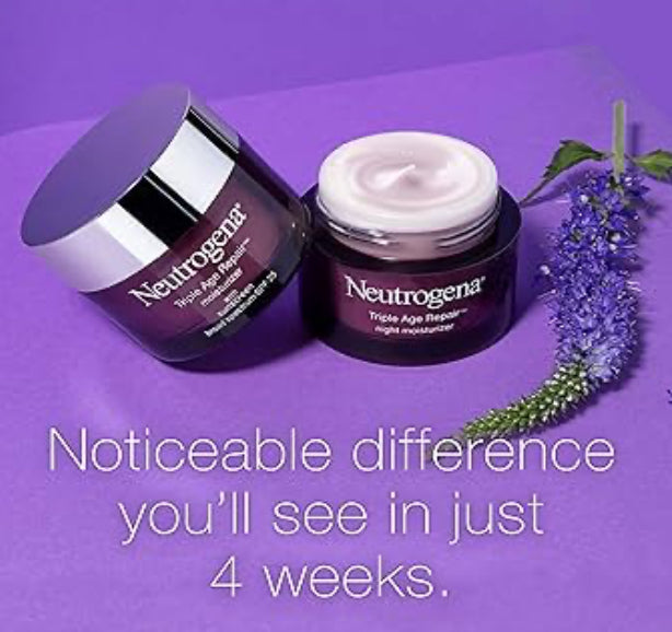Neutrogena Triple Age Repair Gesigbevogtiger met Hexinol Vitamien C (SPF 25) Verminder sigbaar Rimpels & Maak Vel Stewiger (1.7 oz)