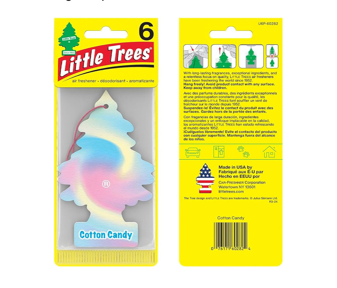 LITTLE TREES Kar Lugverfrisser Hangende Boompie Langdurige Geur - Spookasem (24)