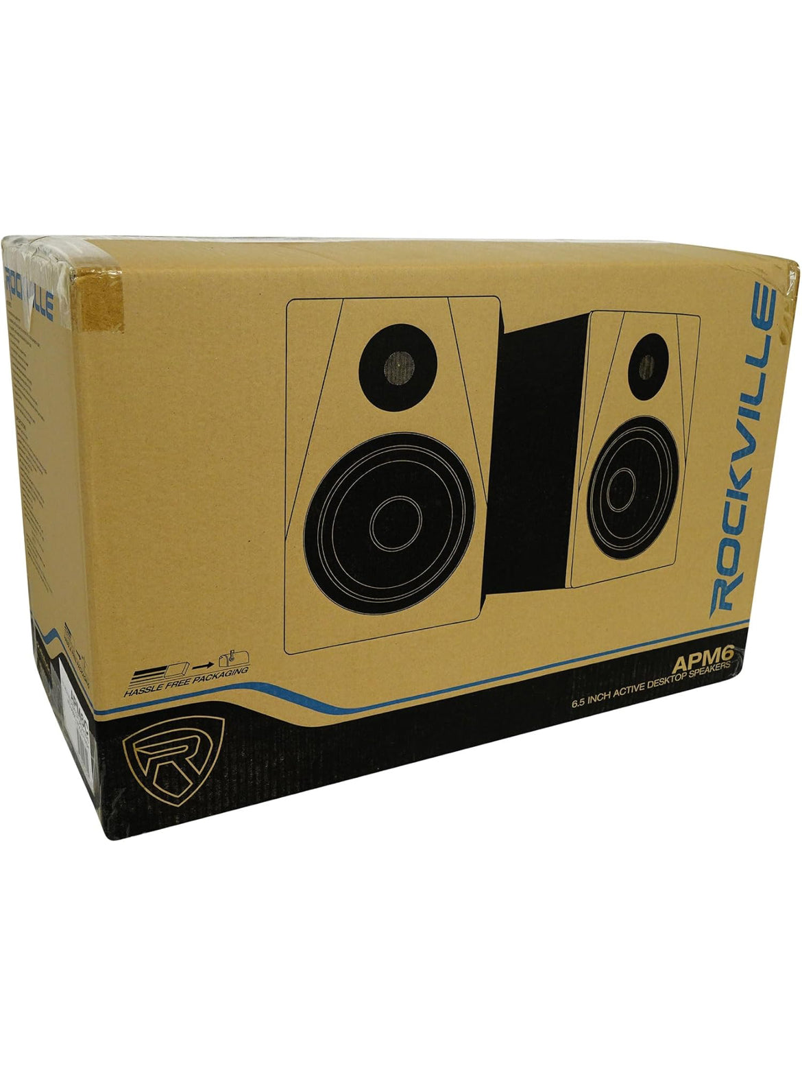Rockville Apm6c 6.5" 2-Way 350W Active/Powered USB Studio Monitor Speakers Pair