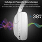 Hybrid Active Noise Cancelling Headphones, Wireless Over Ear Bluetooth, 40H Playtime, Hi-Res Audio Custom EQ, Comfort Fit Ear Cups (White)