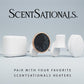 Scentsationals Fragrance Oil Plug in Air Freshener Refills 3-Pack - Eucalyptus & Sea Salt - Works w/ Scentsationals Wall Plugs - Packaging May Vary