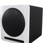Rockville APM10W Active Studio Subwoofer in White, 10", 400W, MDF Wood, RCA/XLR/Optical, Front-Firing Port