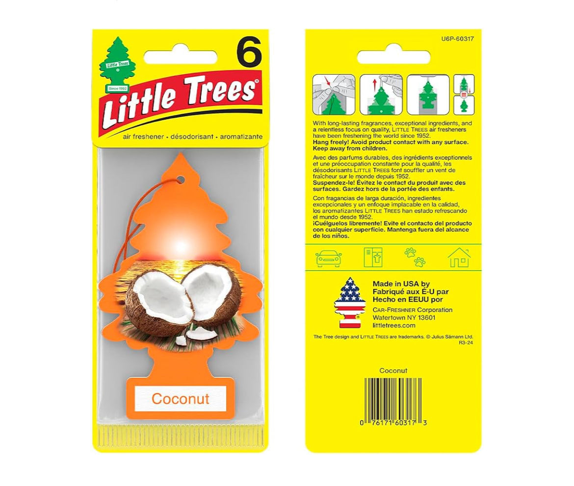 LITTLE TREES Motorlugverfrisser Hangboom Langdurige Geur - Klapper (24)