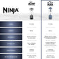 Ninja Blast Max, Portable Blender + Twist & Go, Personal Blender, Ninja Blender, Smoothie, Blend, Ice Crush, 3 Programs - CREAM BC251GY
