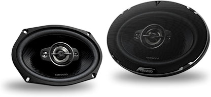 Kenwood KFC-6988RS 6" x 9" 4-rigting-motorluidsprekers – 670W Piekvermoë, Polipropileen Wooferkonus, Gebalanseerde Koepelhoëtone, Akoestiese Klankharmoniseerder