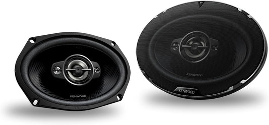 Kenwood KFC-6988RS 6" x 9" 4-rigting-motorluidsprekers – 670W Piekvermoë, Polipropileen Wooferkonus, Gebalanseerde Koepelhoëtone, Akoestiese Klankharmoniseerder