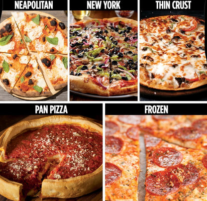 Ninja Woodfire Buite Pizza-oond, 8-in-1 Draagbare Elektriese Braai-oond, Verhit tot 370°C, 5 Vakman Pizza-instellings, Geïntegreerde Braairookkas, Sluit Gegeurde Houtpille in, Terracotta Rooi