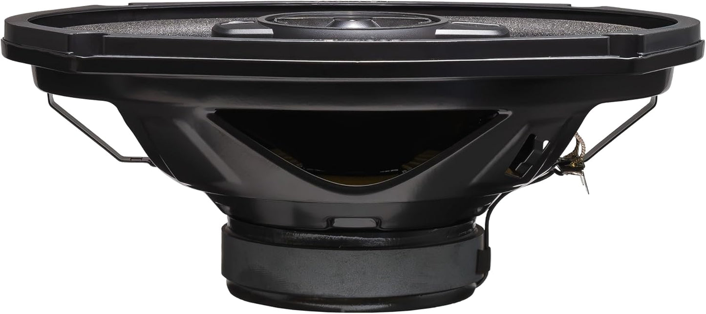Kenwood KFC-6988RS 6" x 9" 4-rigting-motorluidsprekers – 670W Piekvermoë, Polipropileen Wooferkonus, Gebalanseerde Koepelhoëtone, Akoestiese Klankharmoniseerder