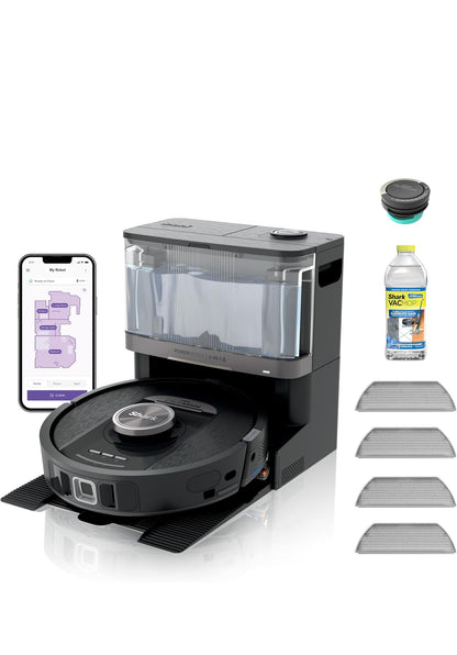 Shark Power Detect NeverTouch, Self-Empty & Self-Refill, Robot Stofsuier en Dweil - NUUT